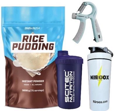 3 KG- BioTech USA Rice Pudding - 3000 g - Glutenfrei- Laktosefrei-Vegan-Neutral