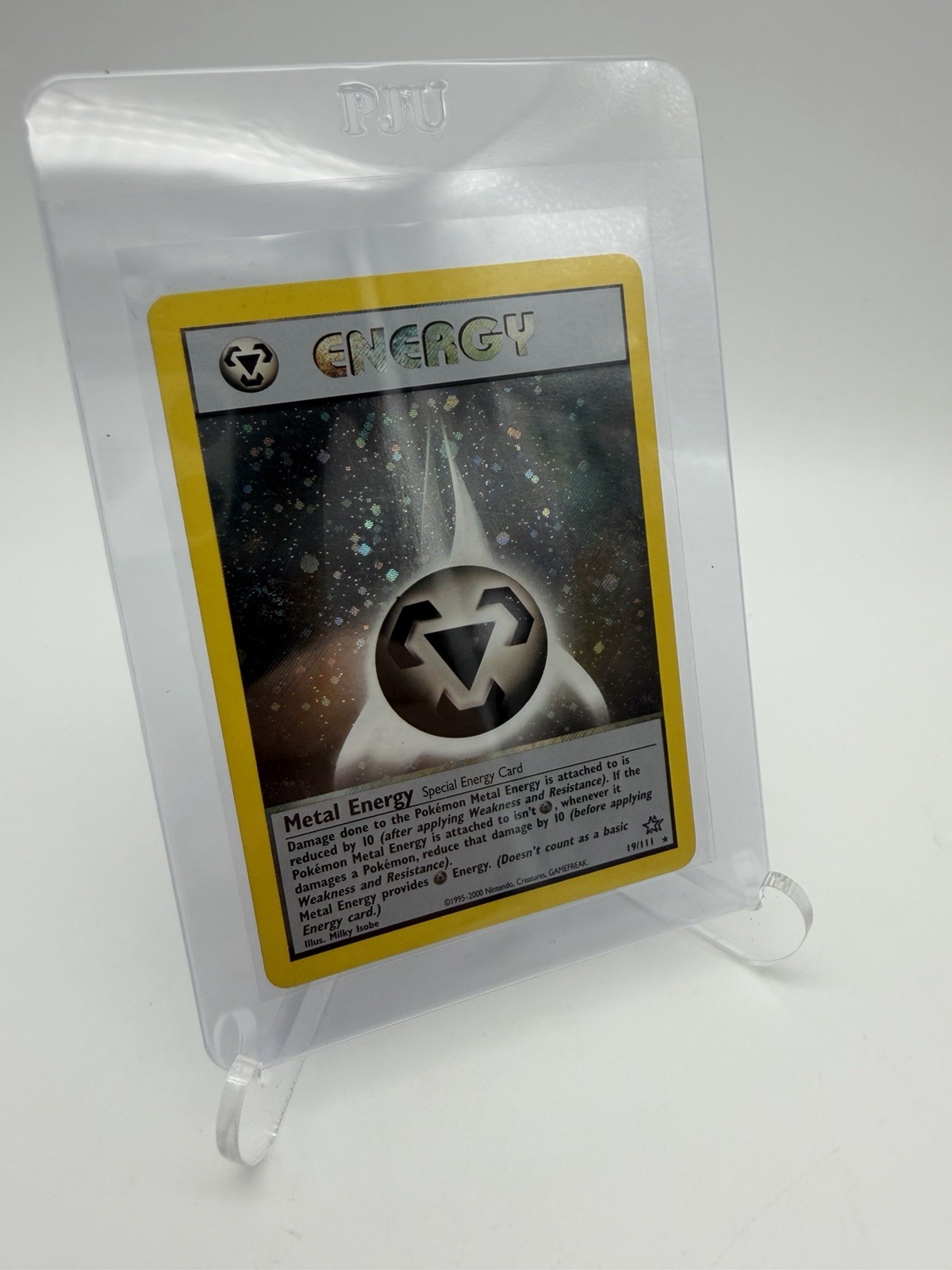 Metal Energy - 19/111 - Holo - Neo Genesis - Pokemon Card WOTC