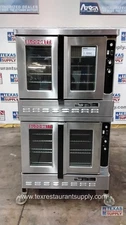 Blodgett DFG-100-3 Double Stack Full Size Convection Oven on Casters