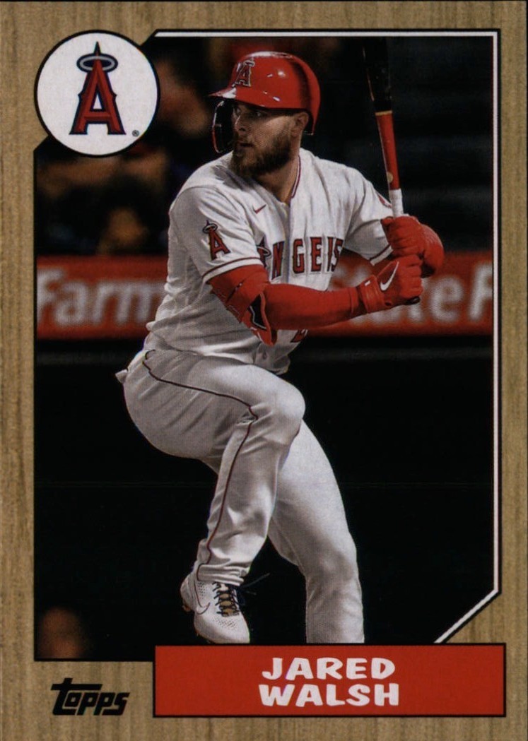 2022 Topps Archives - 1987 Topps Design Jared Walsh Los Angeles Angels #283