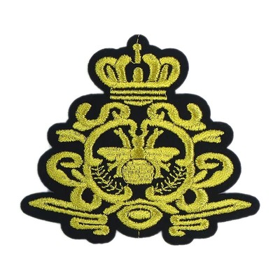 Golden Queen Bee Patch Embroidered Iron On Patches 3.5'' x 3''
