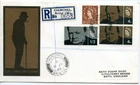 1965 CHURCHILL ORD. GREAT BRITAIN QE2 GPO ILLUS. FDC CHURCHILL BRISTOL CDS PMKS