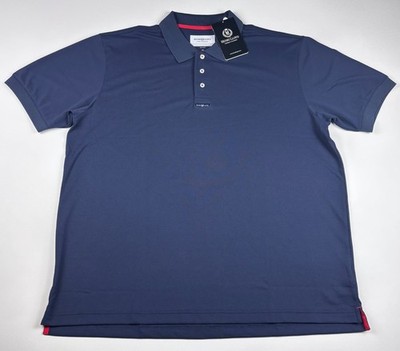 Henri Lloyd Fast Dri Polo Shirt XXL Blue UV SPF 30 Performance NWT
