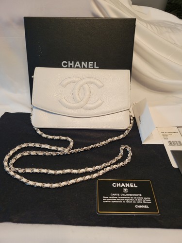  Chanel Timeless CC Wallet on Chain (WOC)