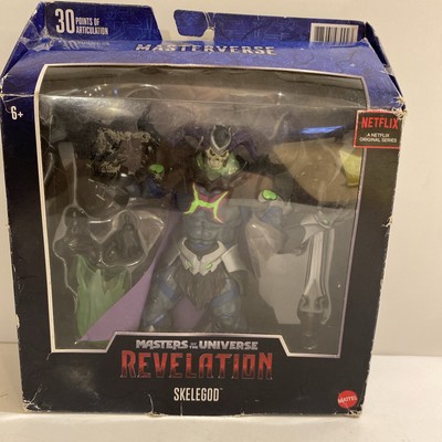 Masters of the Universe Revelation SKELEGOD  SKELETOR Box Is Damaged ME
