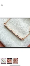Suzanne Kalan Rose Gold Diamond Necklace 