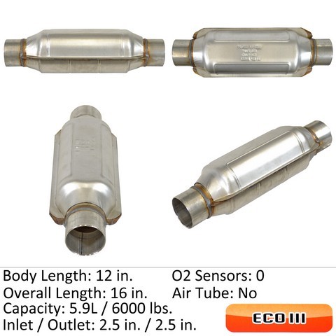 Fits For Eastern Catalytic Catalytic Converter Universal P N 92776 - Picture 1 of 2