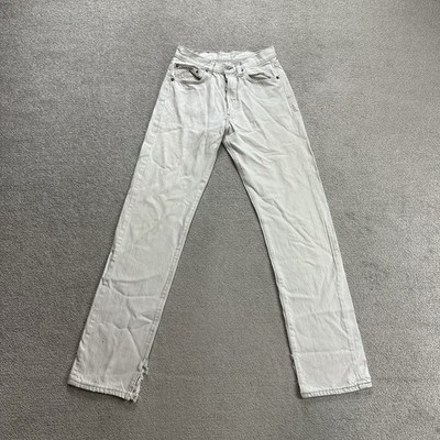 LEVIS Jeans 501 Herren Vintage Hose W30 L34 501-0657 Regular Straight 28202 Weiß