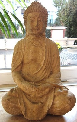 Budda Figur Zementguss