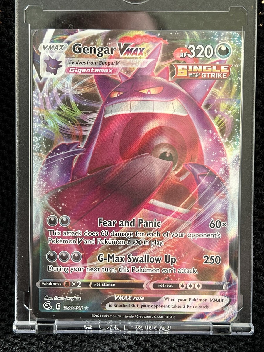 Pokemon Gengar VMAX 157/264 Swsh08: Fusion Strike | eBay