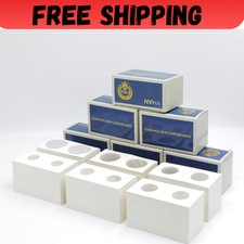 600PCS Coin Flips in 6 Sizes Cardboard Holders for Colletors 2x2
