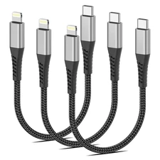 USB C to Lighting Cable, Mfi Certified, Braided Cord, Fast Charging, Accessories