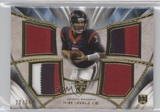 2014 Topps Supreme Rookie Quad Patch 20/36 Tom Savage #SRQP-TS Quad Patch u0h