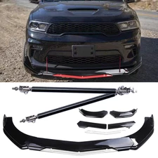Front Bumper Lip Splitter Sport Spoiler Black White Body For Dodge Durango SRT
