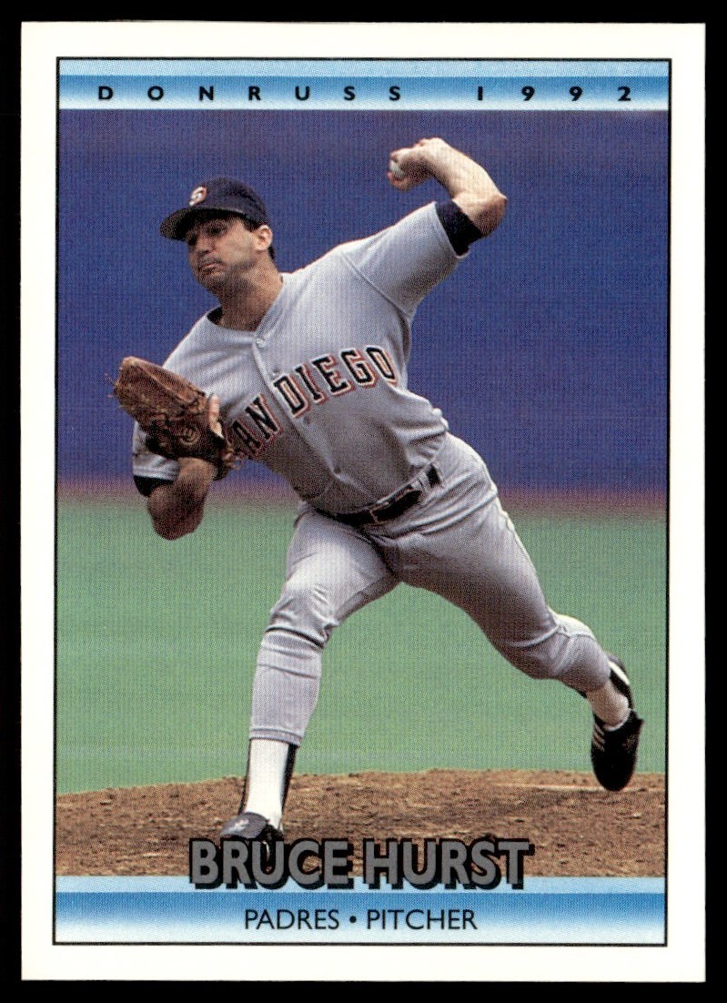 1992 Donruss Bruce Hurst San Diego Padres #123