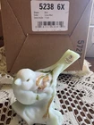 Fenton Art Glass Lotus Mist Floral Bird on a Limb 5238 6X New NIB
