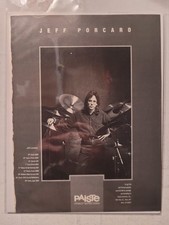 Magazine Advertisement for PAISTE Cymbals w/ JEFF PORCARO