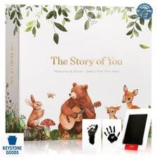 Baby Memory Book Keepsake 120 Pages Scrapbook Pregnancy to Age Five Photos