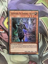 SPWA-EN010 Legendary Six Samurai - Kizan Super Rare 1st Edition NM Yugioh Card