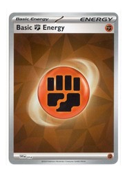 Basic Fighting Energy 014 SVE: Scarlet & Violet Energies Holo