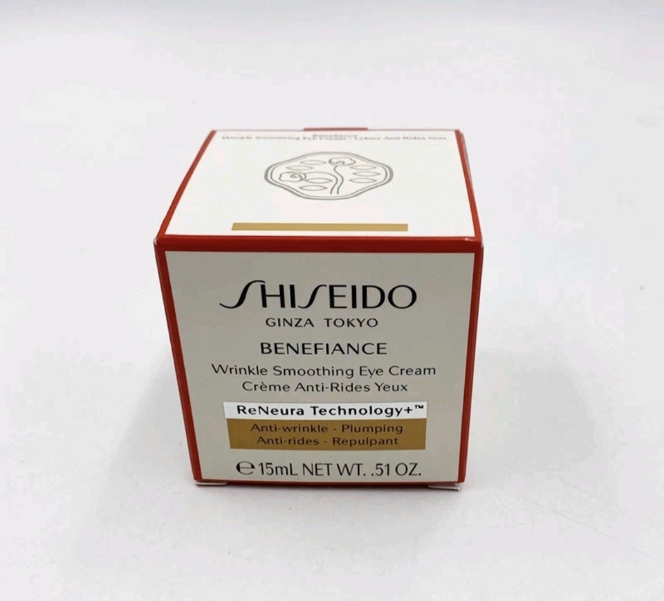 Shiseido Benefiance creme alisador antienvelhecimento para os olhos 0,51 oz/15 ml - Imagem 2 de 2