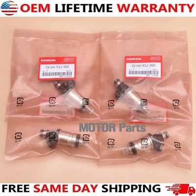 4X OEM FUEL INJECTORS 06164-P2J-000 For CIVIC 1.6L INTEGRA 1.8L CRV 2.0L CL 2.3L