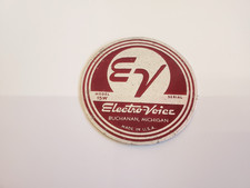 Vintage 1950s electro voice model 15W Speaker Woofer 15  - Badge