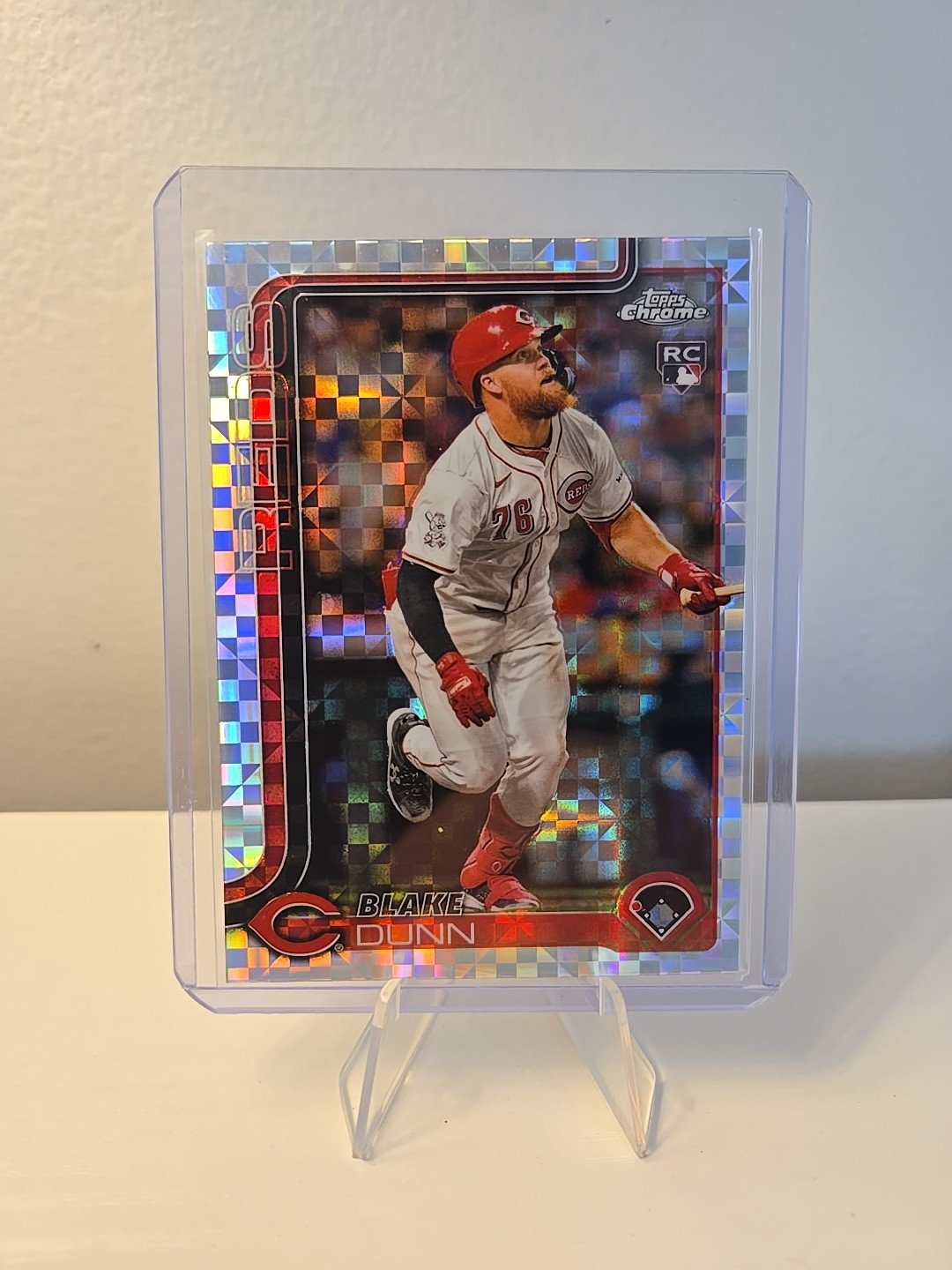 2025 Topps Chrome X-Fractor Blake Dunn ROOKIE #161 - Cincinnati Reds
