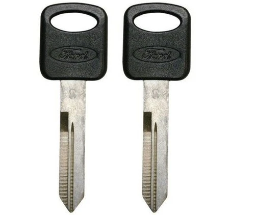 2 New Ford OEM Oval Logo Uncut Master Key Blank Keys - MADE IN USA