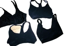 SALE Bundle 12 Bras-ALL STYLES L 38-40 SPORTS/FRONT CLASP/STRETCH/LACE BLK/WHT