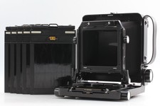New Bellows Near Mint Toyo-Field 45A Field Camera Body w/ Cut Film Holder x5