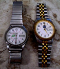 Vtg Men's Seiko Burlington Northern Santa Fe Railroad Train Wristwatch Watch Lot — photo 1