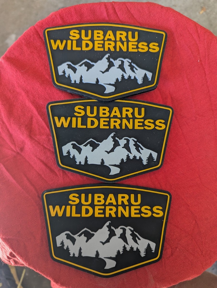 SUBARU WILDERNESS Badge Emblem 3 PIECE SET | eBay