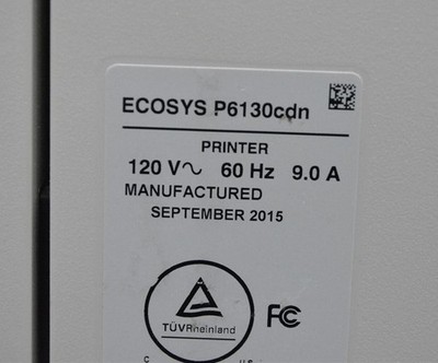 Kyocera ECOSYS p6130cdn Color Laser Printer 18K Pages SEE NOTES | eBay