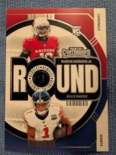 2024 Panini Contenders - Round Numbers Malik Nabers, Marvin Harrison Jr. #2 (RC)