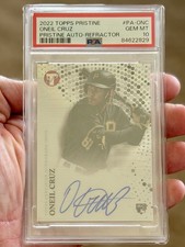 2022 Topps Pristine Oneil Cruz Rookie Auto Refractor #/99 PSA 10 Pirates 
