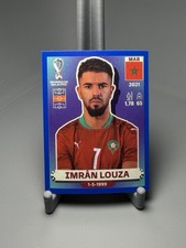 Panini 2022 FIFA World Cup Qatar Sticker Imran Louza Blue Parallel #MAR 14