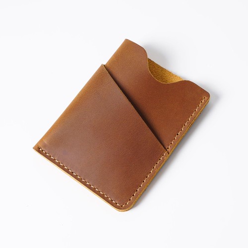 Genuine Leather Slim Wallet Credit ID Card Holder Men Women Minimalist Wallet - Picture 14 of 16