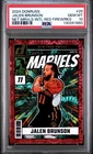 2024 PANINI DONRUSS NET MARVELS INTL RED FIREWORKS #25 JALEN BRUNSON 5/55 PSA 10