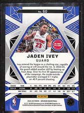 Jaden Ivey 2024-25 Panini Obsidian #60