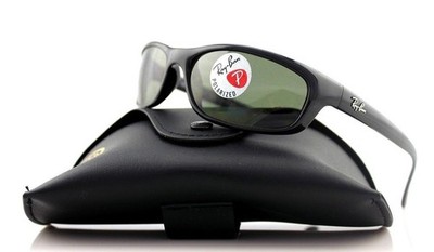 Authentic Ray Ban Predator Black Green Sunglasses RB4115 601/9A 57 mm