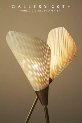 BEAUTIFUL & RARE! MCM MAJESTIC LUX-CRAFT 1950s MID CENTURY MODERN ATOMIC LAMP!