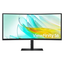 Samsung Monitor 34" ( LED 3440x1440 UWQHD 100Hz ) HRM SERIE ViewFinity S6 Curvo