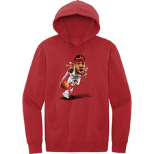 NEW STREETWEAR ON DEMAND IVERSON THE ANSWER TOON RED Hoodie SM-4XL MADE IN USA