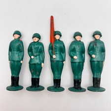 Vintage Iron Tin Toy Army Military USSR WW2 Red Army Lot of 5 Soldiers