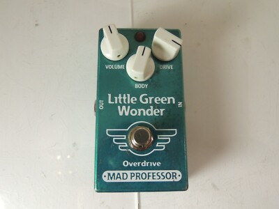 Mad Professor Little Green Wonder Overdrive OD Effects Pedal Free