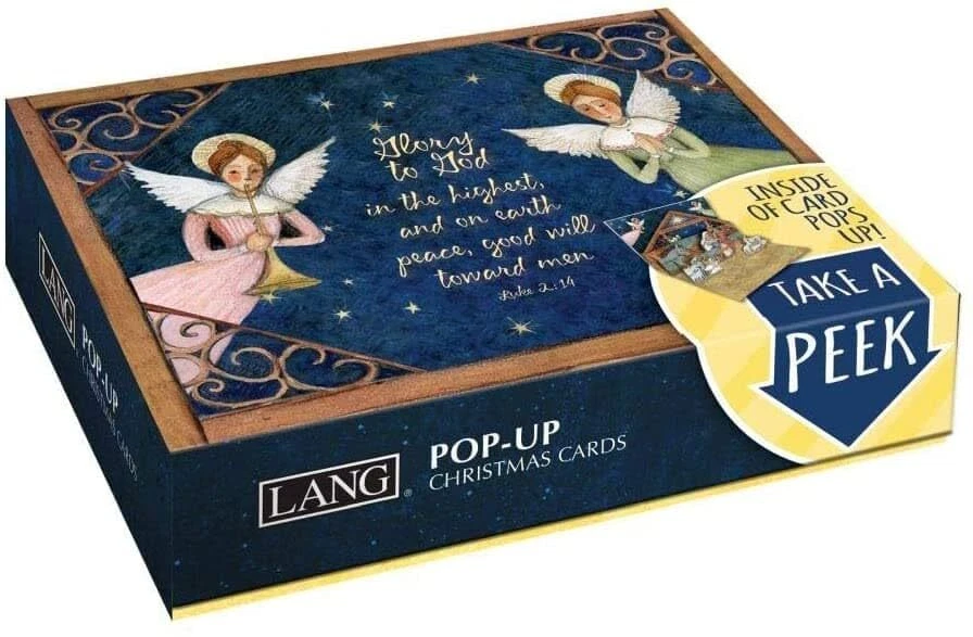 Nativity Pop Up Christmas Cards Set of 18 Stunning Design by LANG - Image 4 of 4