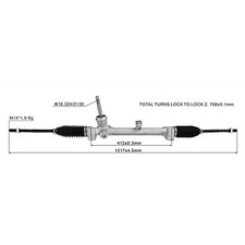 Mechanisches Lenkgetriebe  passend für Fiat ...