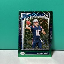 Drake Maye 2024 Donruss Optic Rated Rookie Green Velocity Prizm 229 Patriots QB