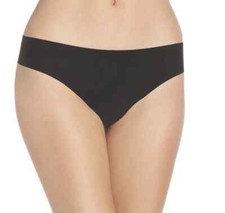 Commando L94412 Butter Mid Rise Thong Panty Midnight Black Women's Size L